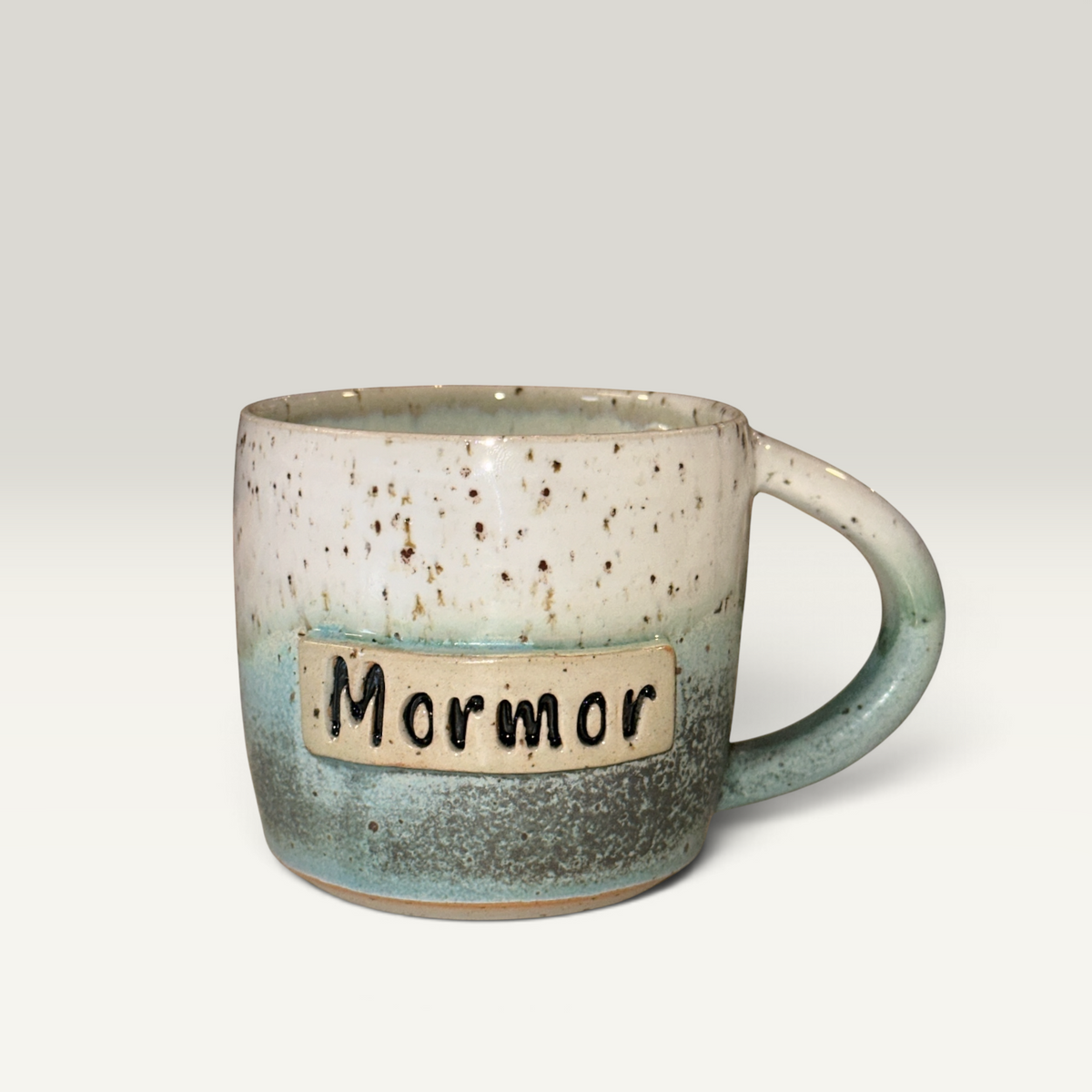Mormor-krus i drejet stentøj med grågrøn glasur | Clay by Hornstrup