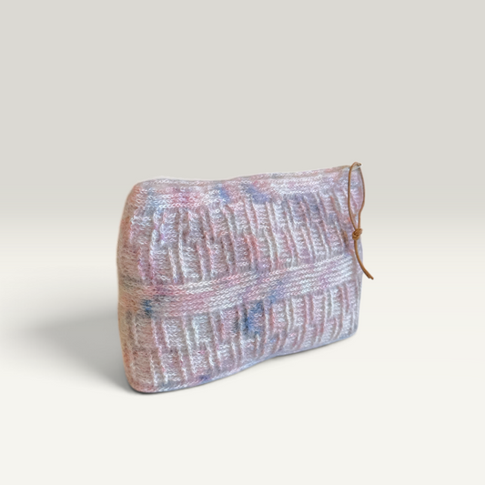 Hæklet clutch – Lyserød | Vera Hjerrild