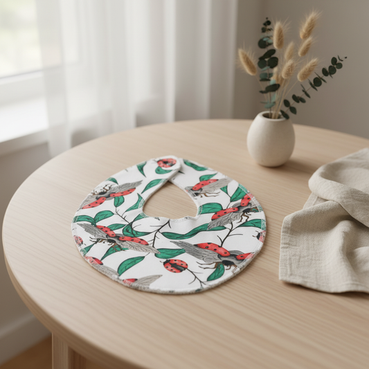 Savlesmæk med mariehønemotiv fra M Henriksen Design – nordisk hjemmesetting