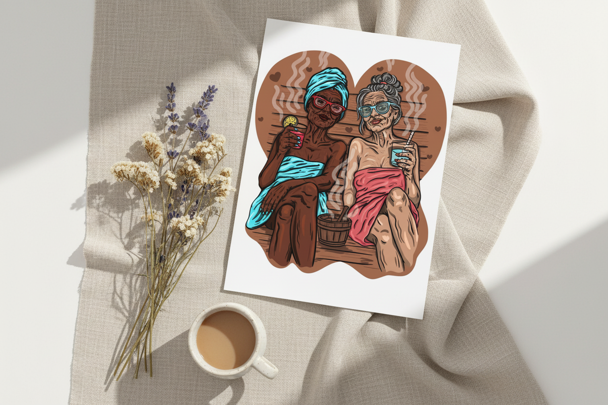 Kunstprint - Spa Day | A5