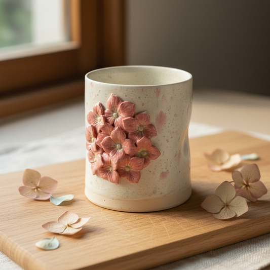 Klemmekrus hortensia – nyt stylet billede