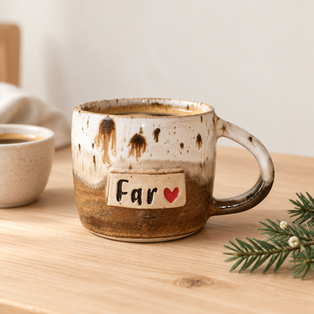 Krus Far keramik Clay by Hornstrup – lifestyle