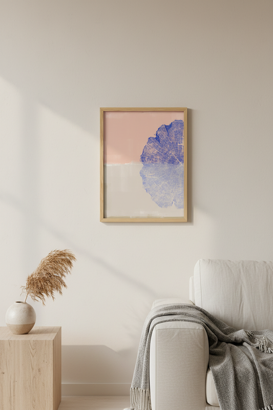 Kunstplakat - årringe