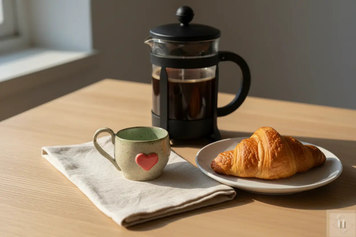 Lille cortado kop med kaffekande