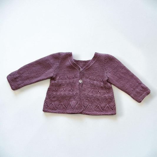 Strikket baby cardigan- Str: 2 år