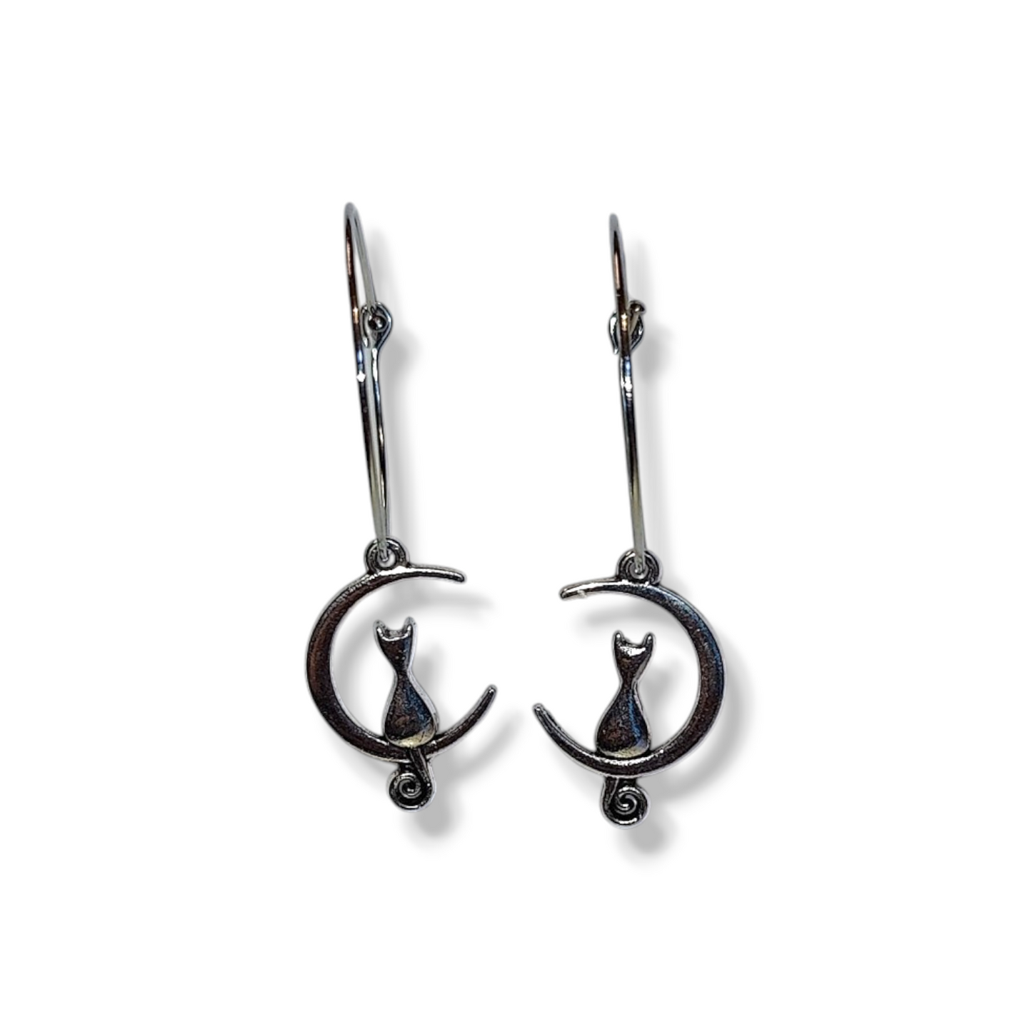 Øreringe m. Katte vedhæng