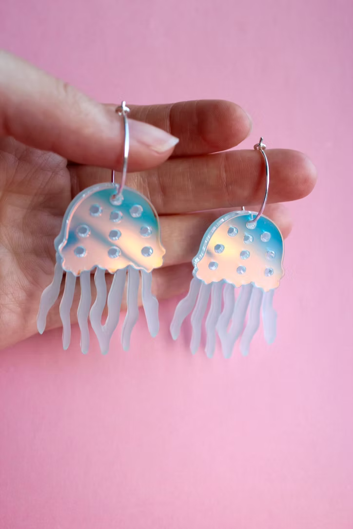 Jelly Glow - Øreringe med Vandmænd