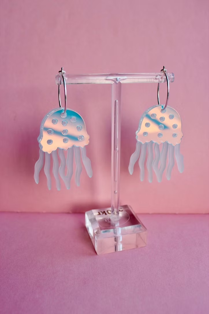 Jelly Glow - Øreringe med Vandmænd