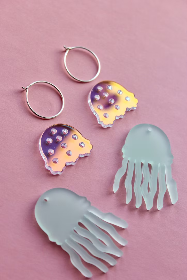 Jelly Glow - Øreringe med Vandmænd