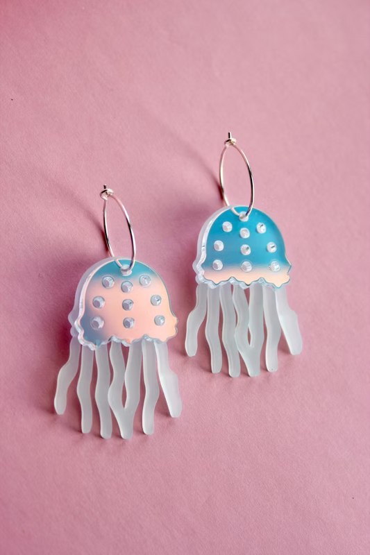 Jelly Glow - Øreringe med Vandmænd