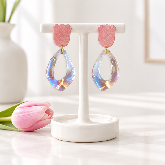 Statement ørering Rosa tulipaner – fotostudie stil