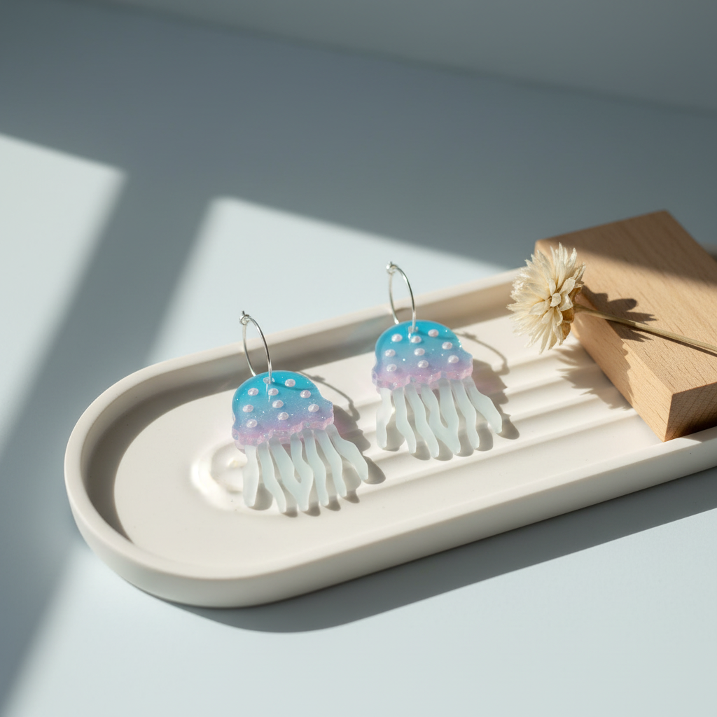 Stylede Jelly Glow øreringe