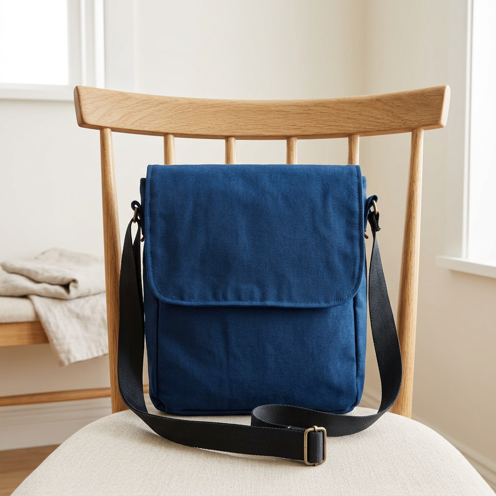 Stylet billede af den blå StockholmerTaske