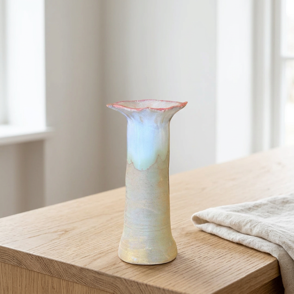 Stylet billede af Helle Zinns slanke vase