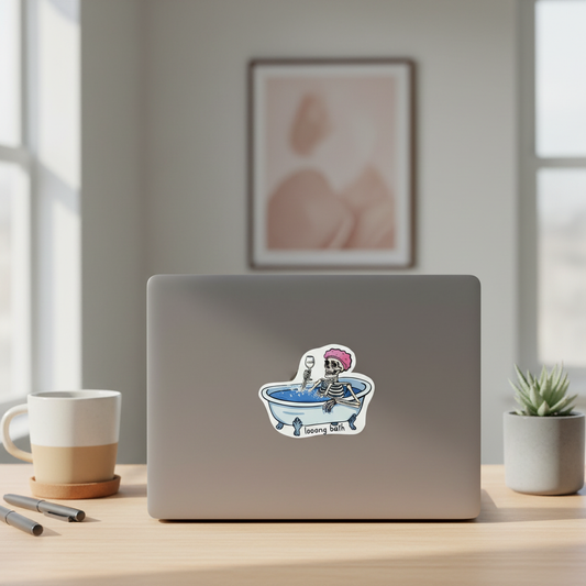 Stylet Looong bath sticker i workspace-scene