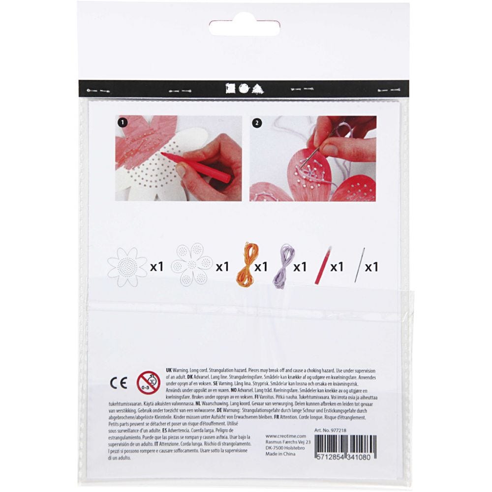 Mini krea sæt - broderi figurer Håndlavet af