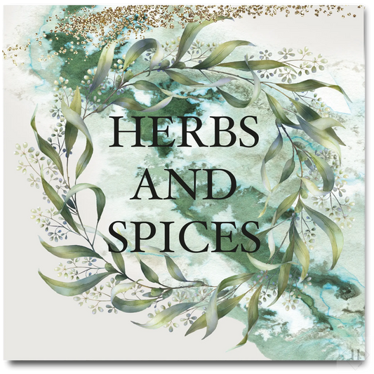 Dekorations flise - herbs and spices (11x11cm) Moodtiles