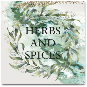 Dekorations flise - herbs and spices (11x11cm) Moodtiles