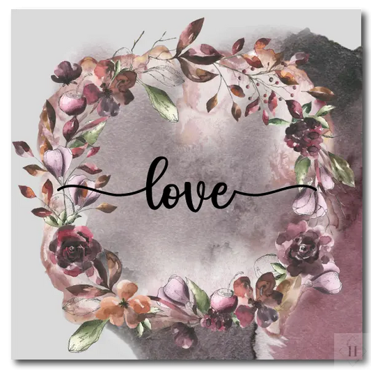 Dekorations flise - purple love (11x11cm) Moodtiles