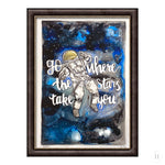 Indlæs billede til gallerivisning Statement plakater - Go where the stars take you Nanna Nør
