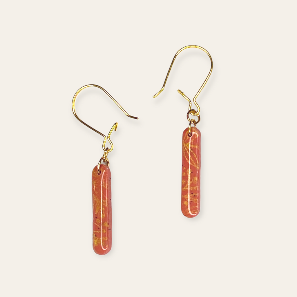 Pink and Gold - small dangles Handmade Hygge