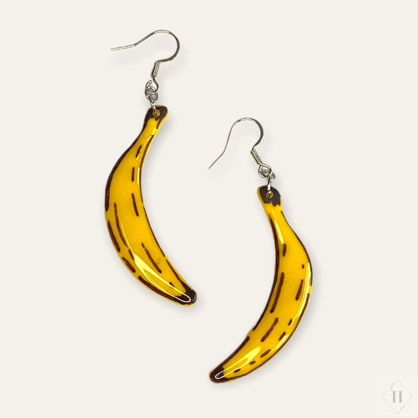 Øreringe store bananer Øjenguf