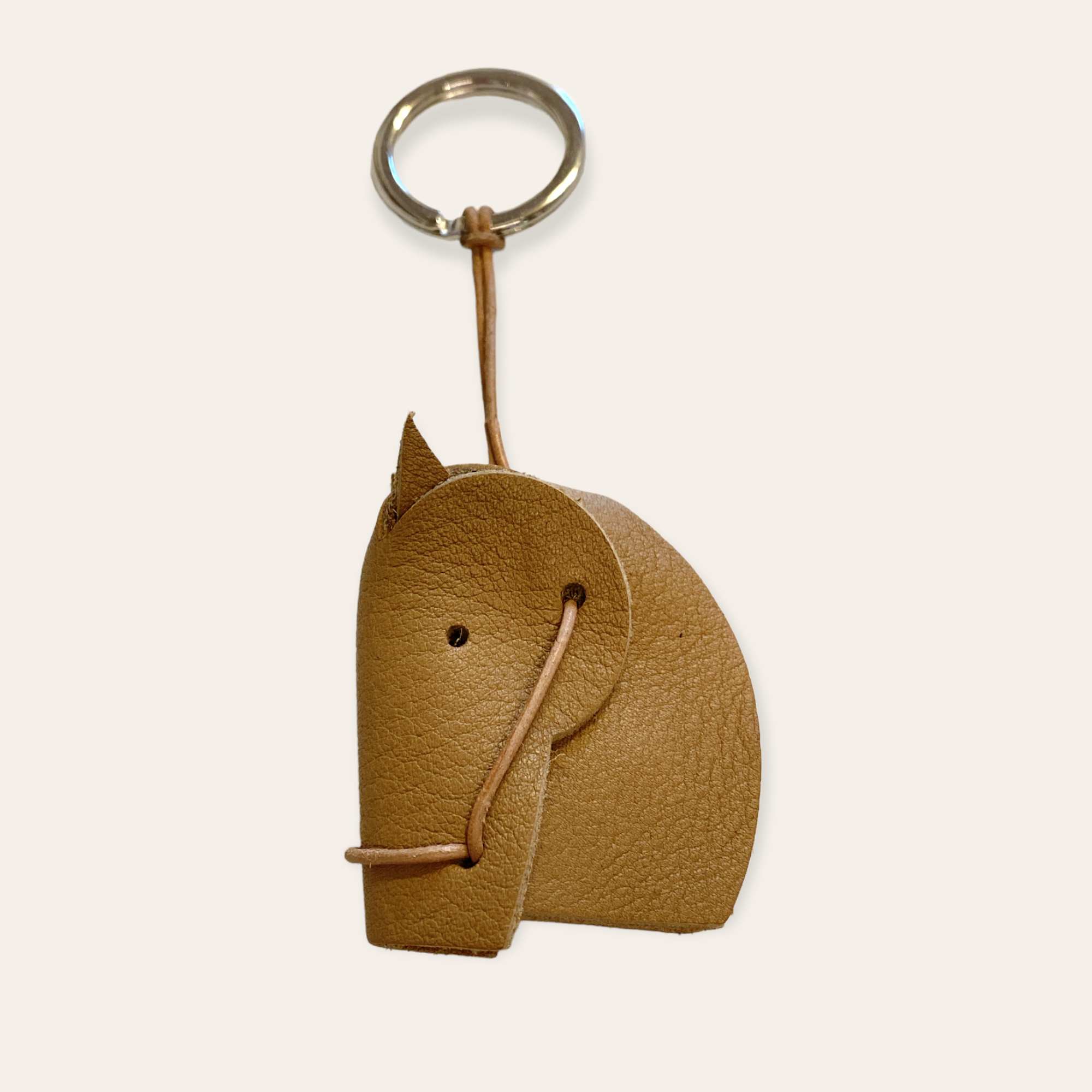 Læder nøglering - hest (flere varianter) Unika Nord
