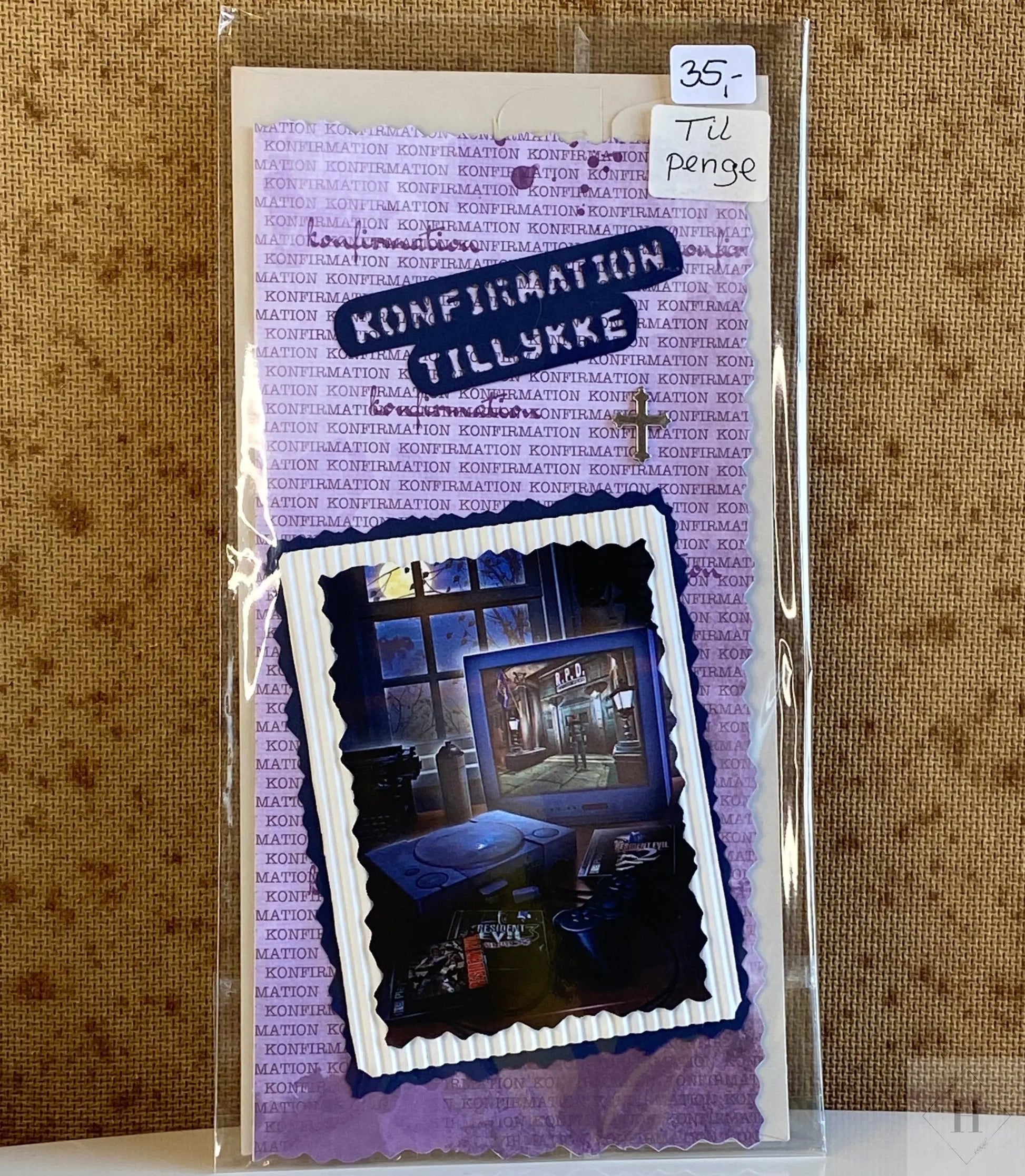 3D konfirmations kort Helle Vang