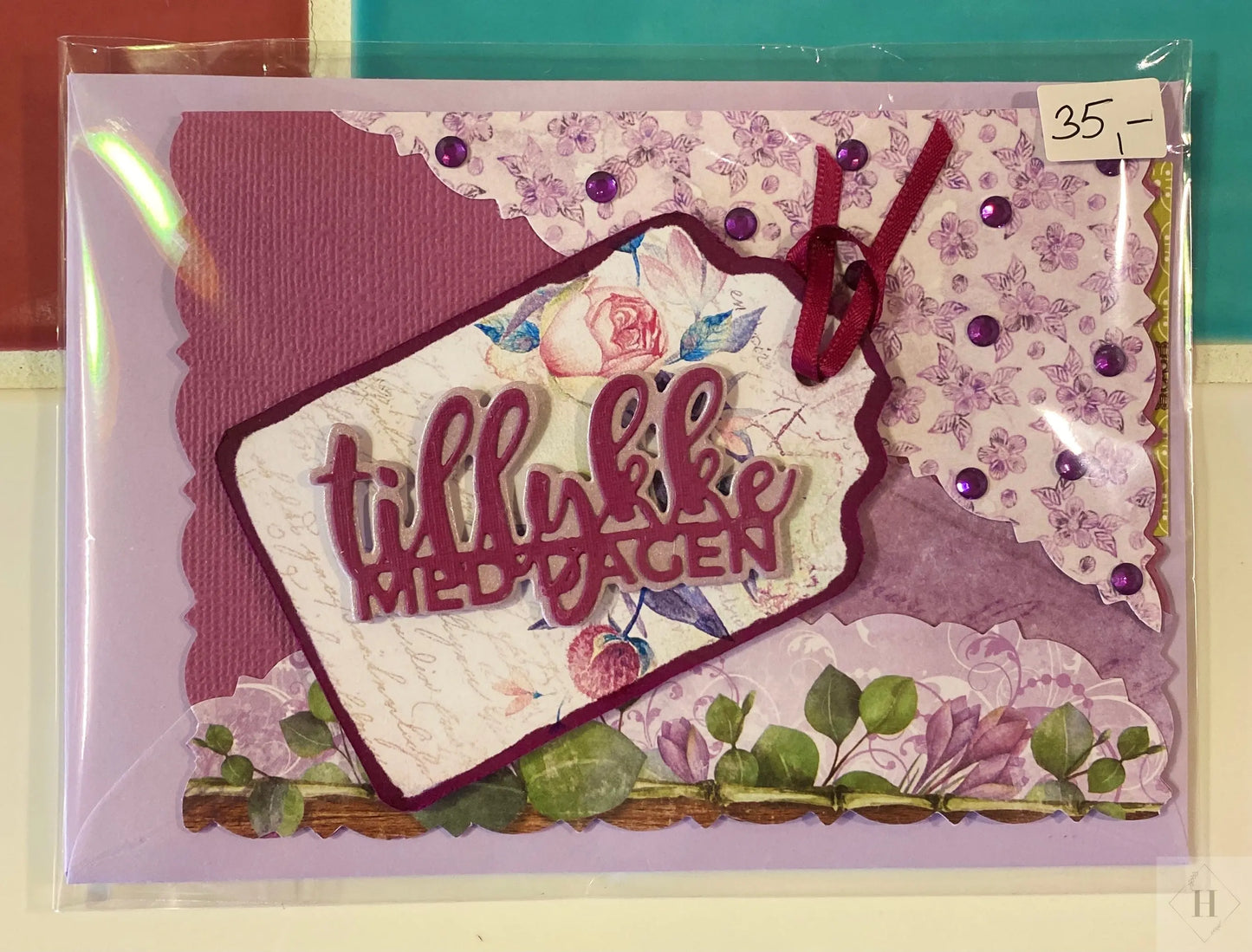 Tillykke med dagen - kort Helle Vang