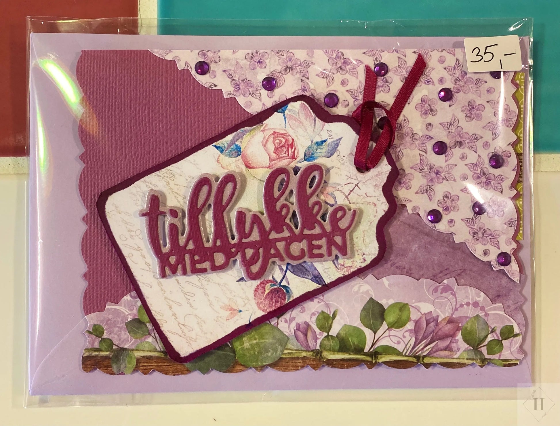 Tillykke med dagen - kort Helle Vang