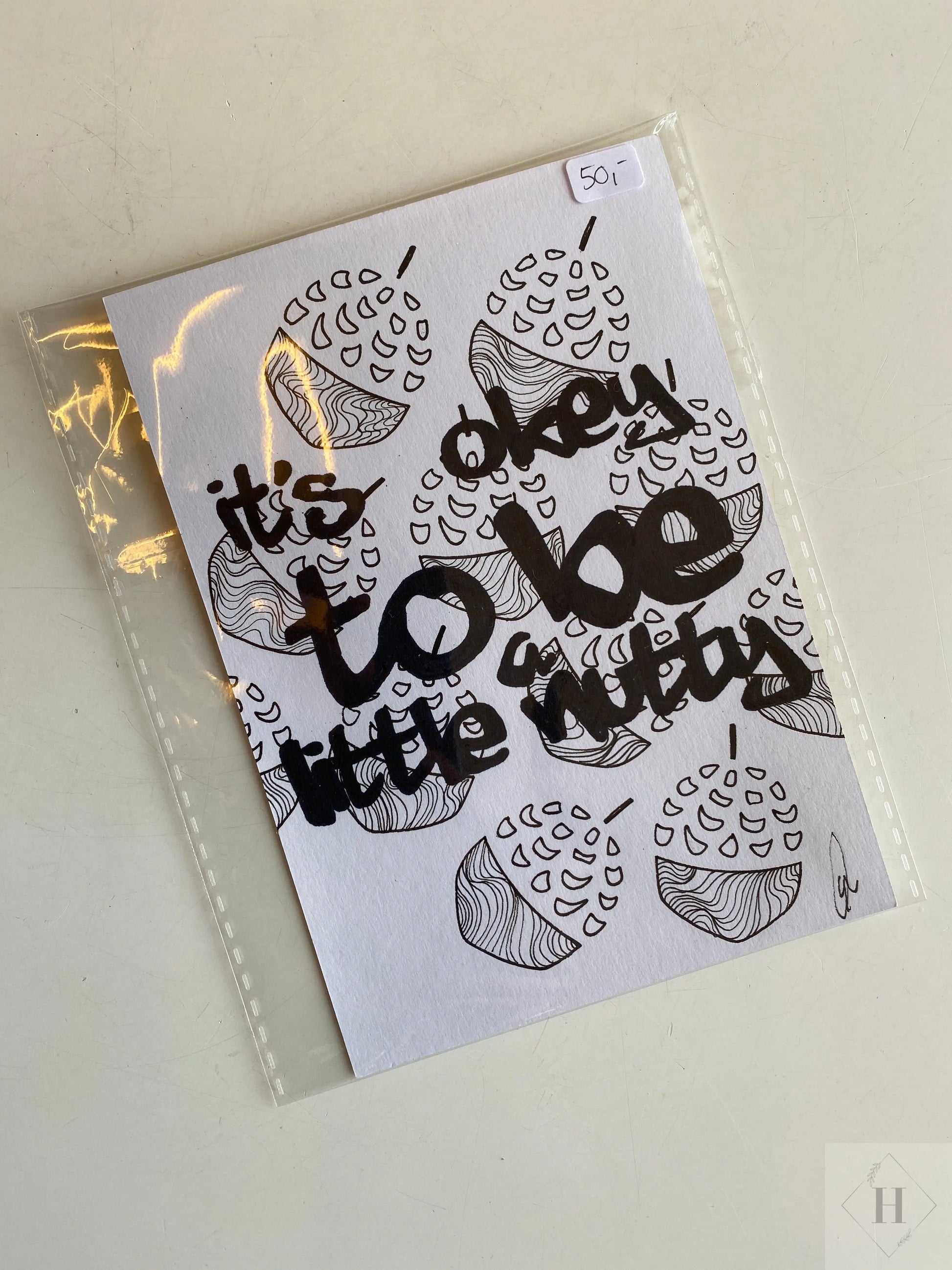 Statement kort A6 Fie Samson