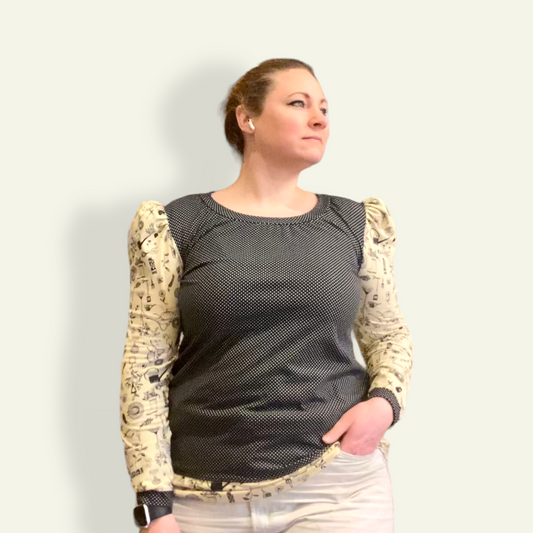 Trøje med pufærmer Aldrig2ens