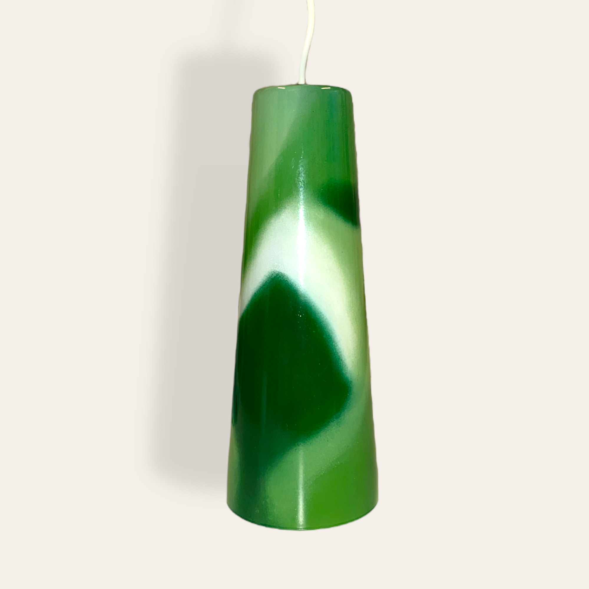 Lampeskærm i glas - grøn Granlund glaskunst