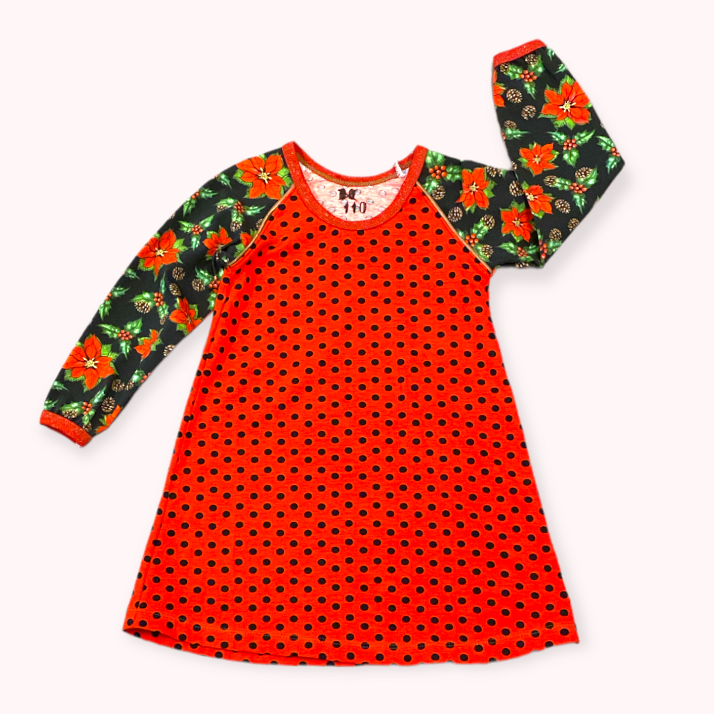 Julekjole str 110 Aldrig2ens