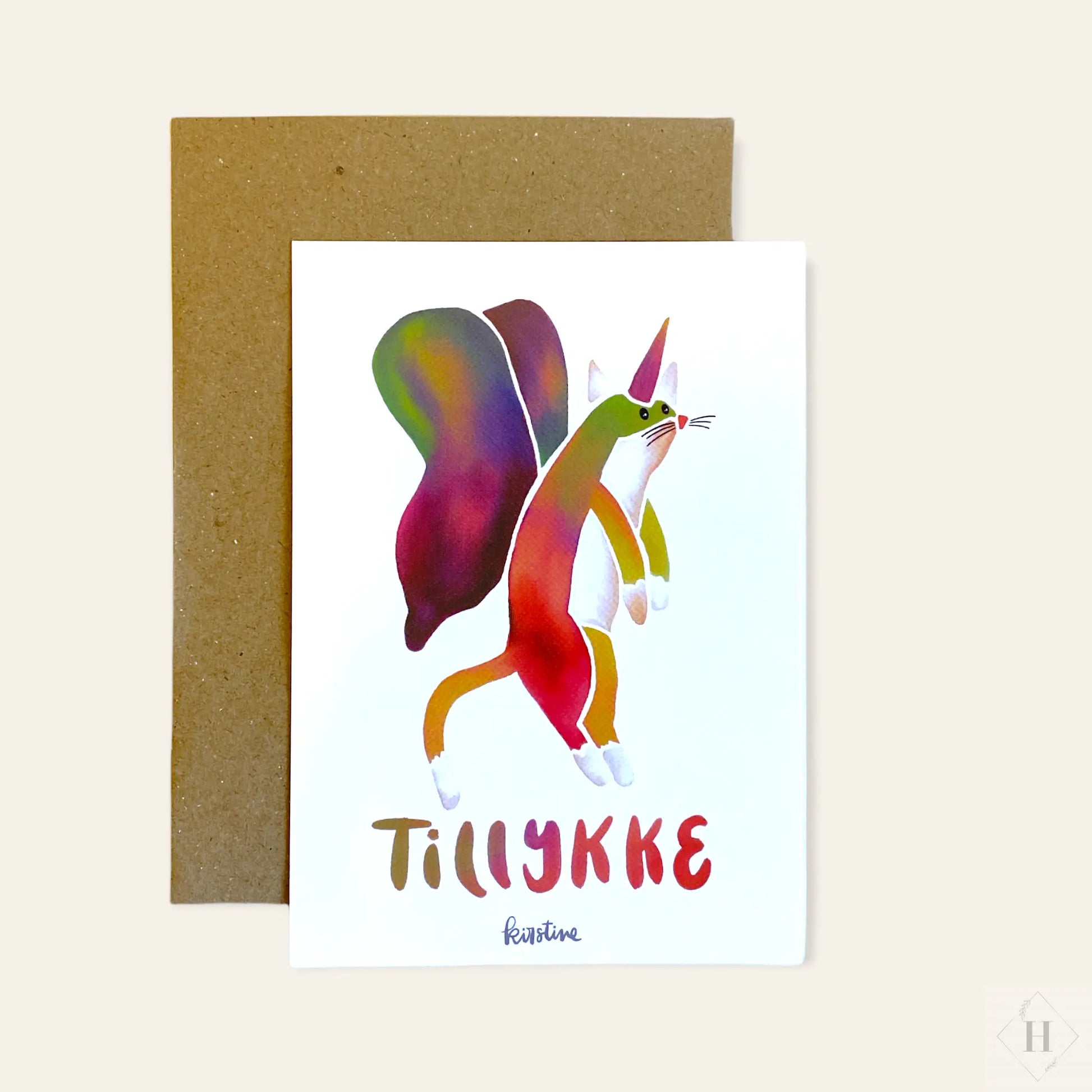 Tillykke - kort Haandskrevne