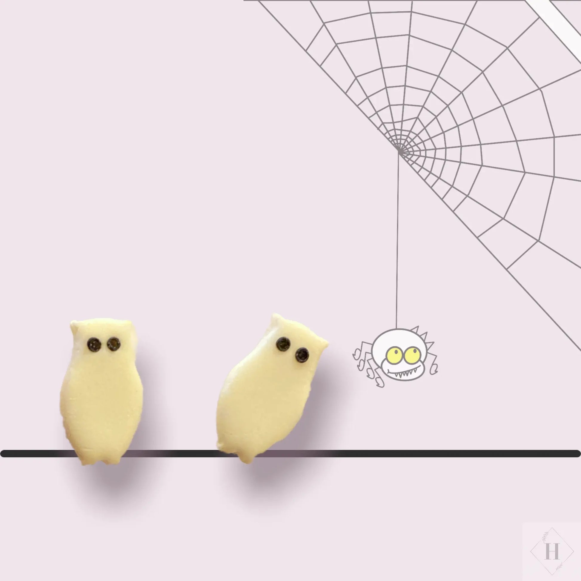 Halloween ørestikker - ugle Creatrivi