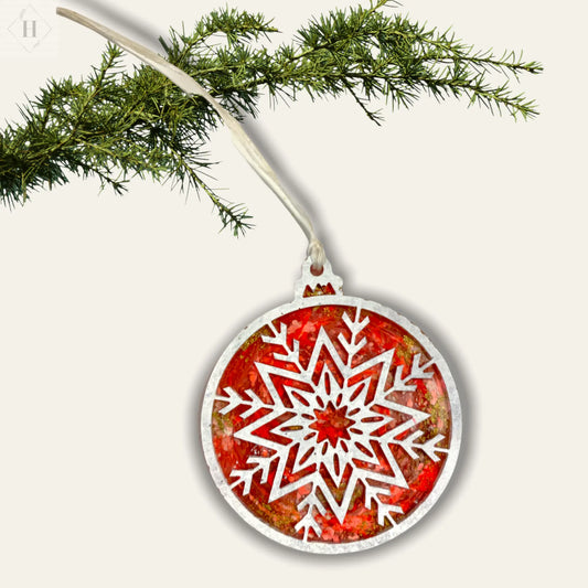 Jule ophæng i resin Handmade Hygge