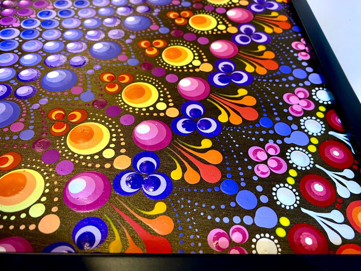 Dotart maleri i ramme 50x70 cm Zenjasworld