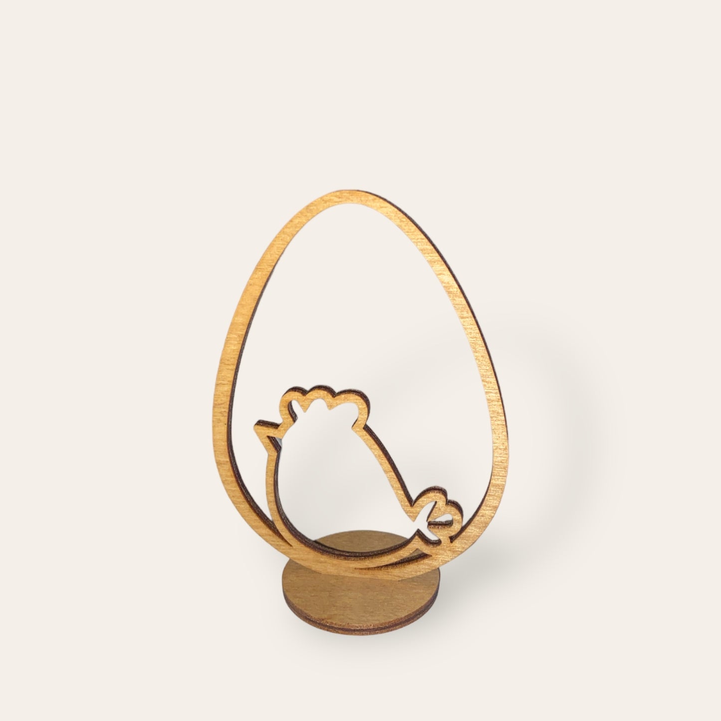 Påske pynt i træ på fod Familien KL