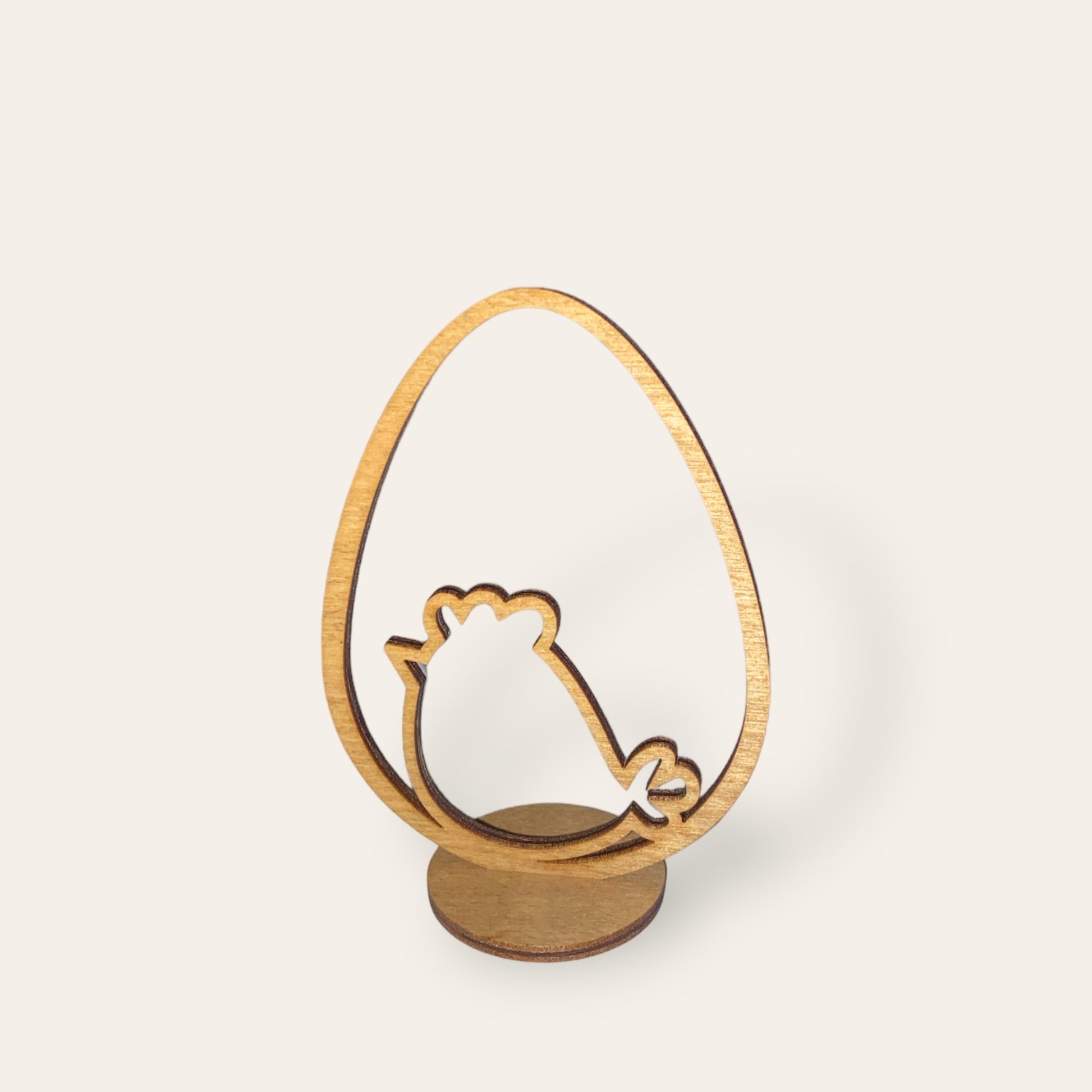 Påske pynt i træ på fod Familien KL