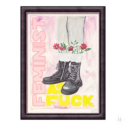 Statement plakater - Feminist as Fuck Nanna Nør