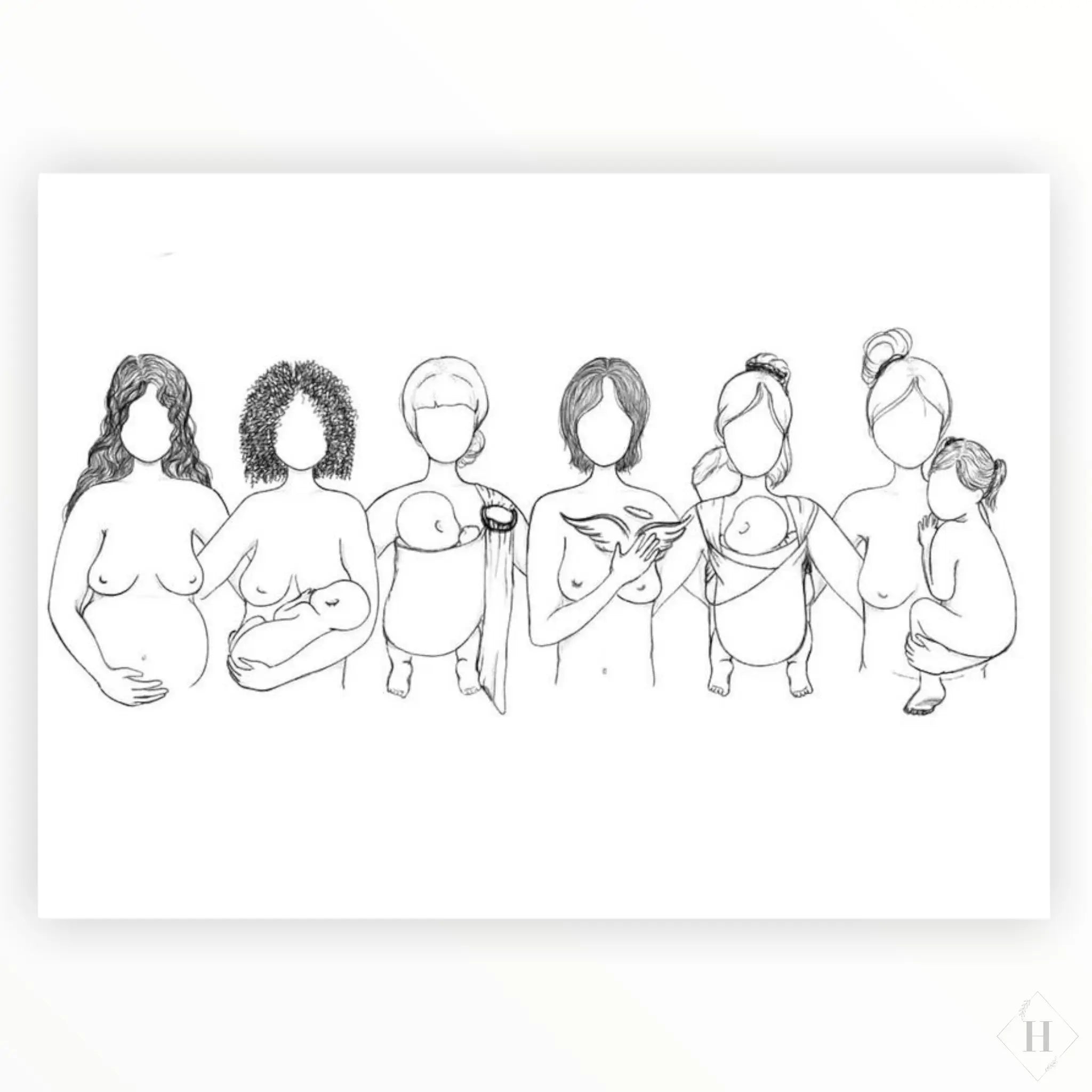 Kunstprint - Mothers Mk.illu
