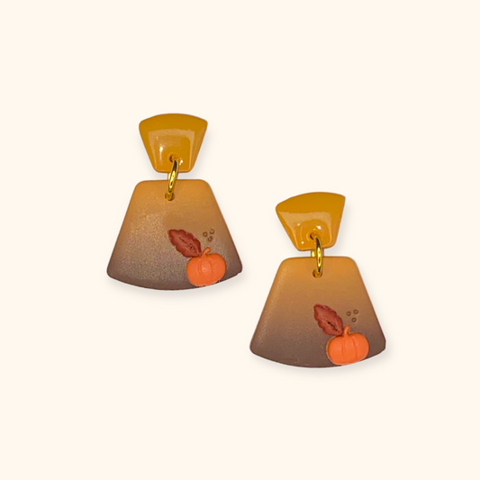 Pumpkin dangles gradient Handmade Hygge