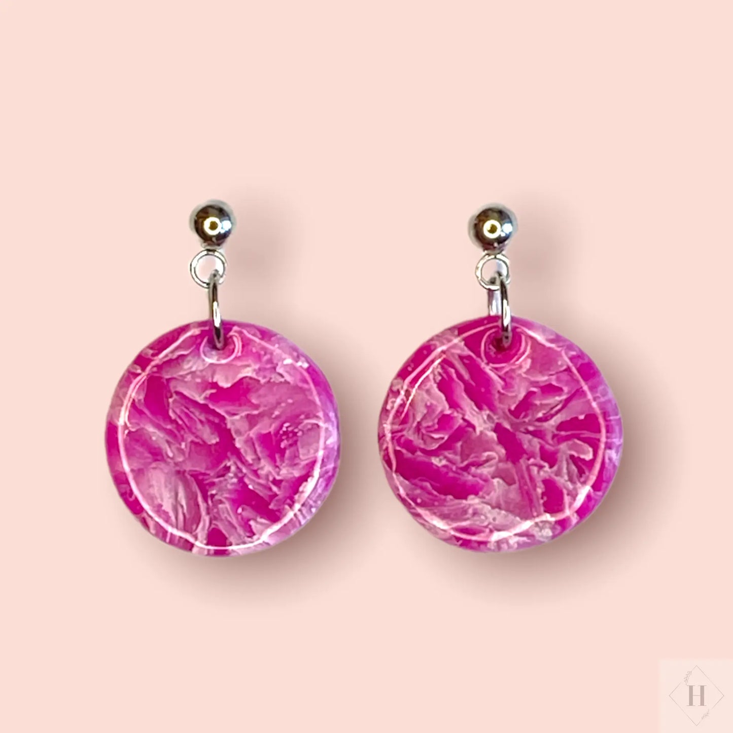 Ørestikkere med marmor effekt Creatrivi