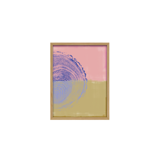 Kunstplakat - årringe (30x40) Unika Nord