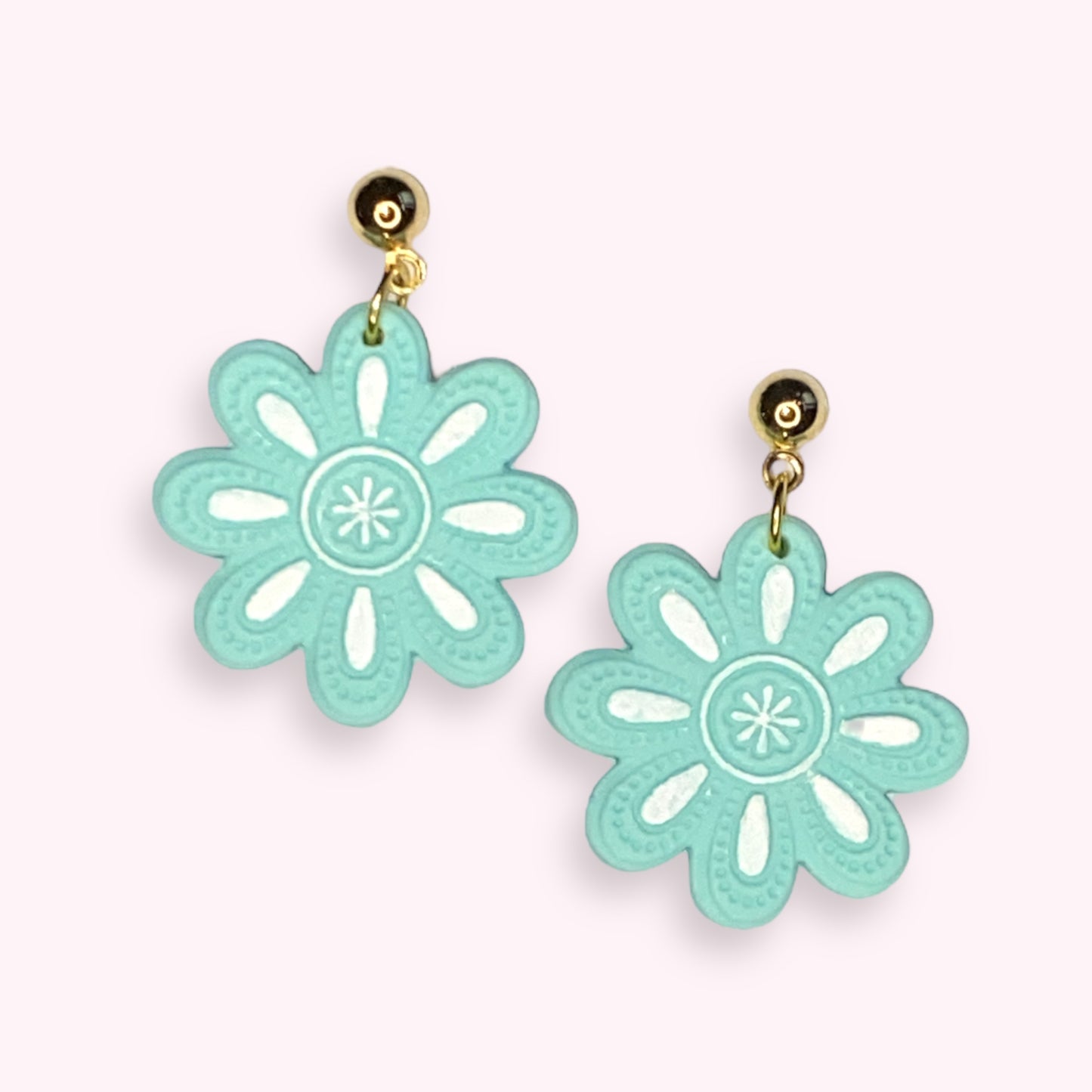 Mandala blomst - lysegrøn Handmade Hygge