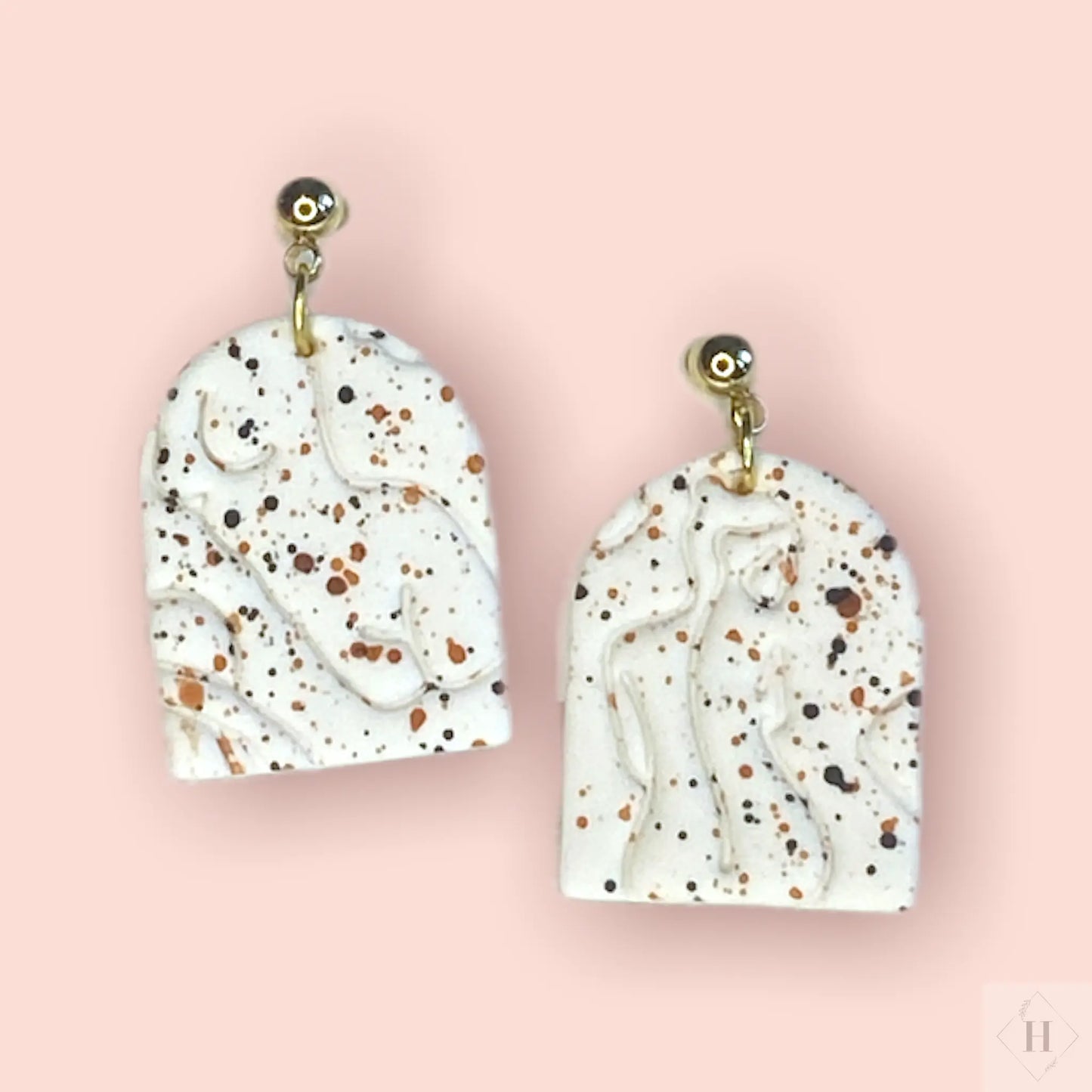 Buer med dame - øreringe Creatrivi