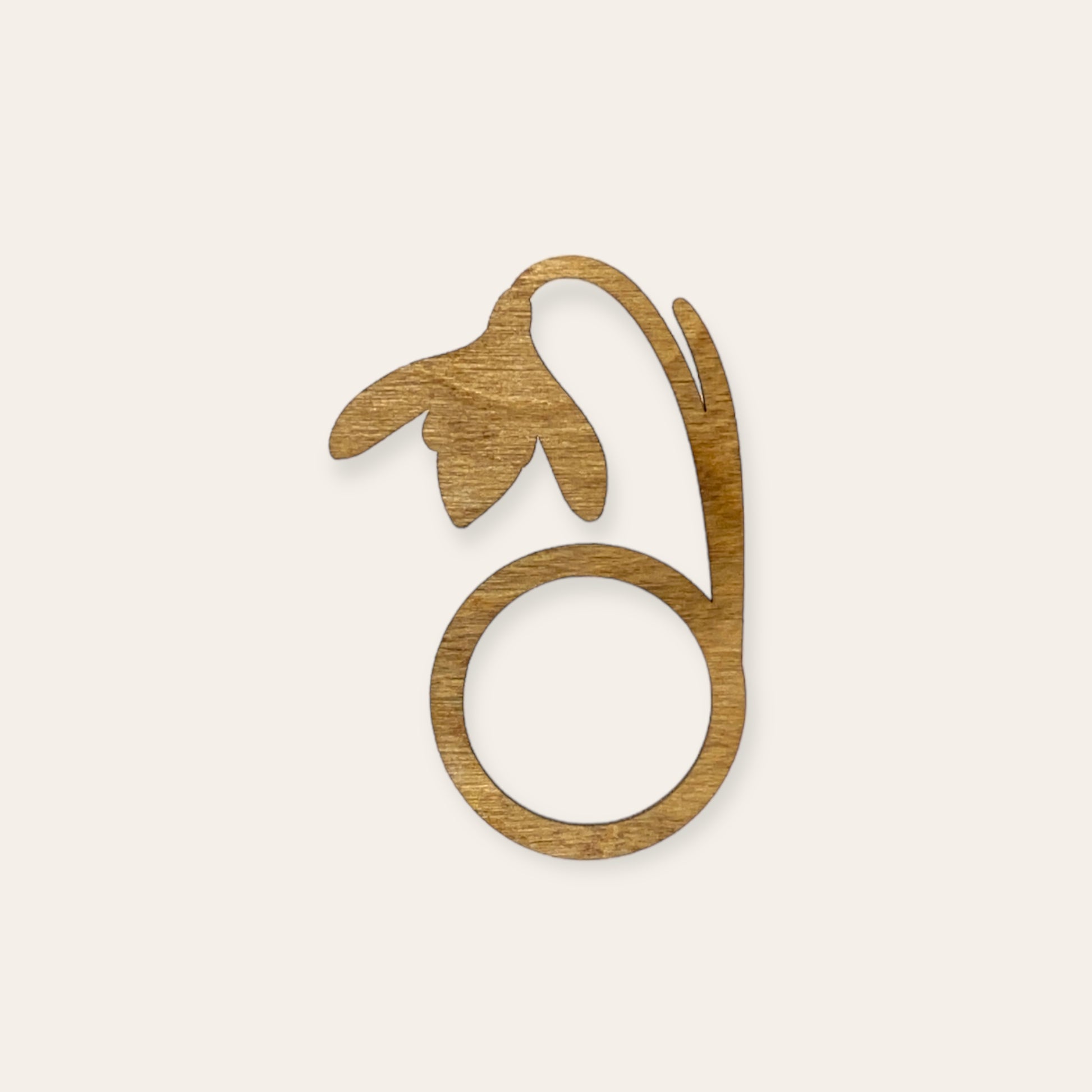 Serviet ring i træ Familien KL