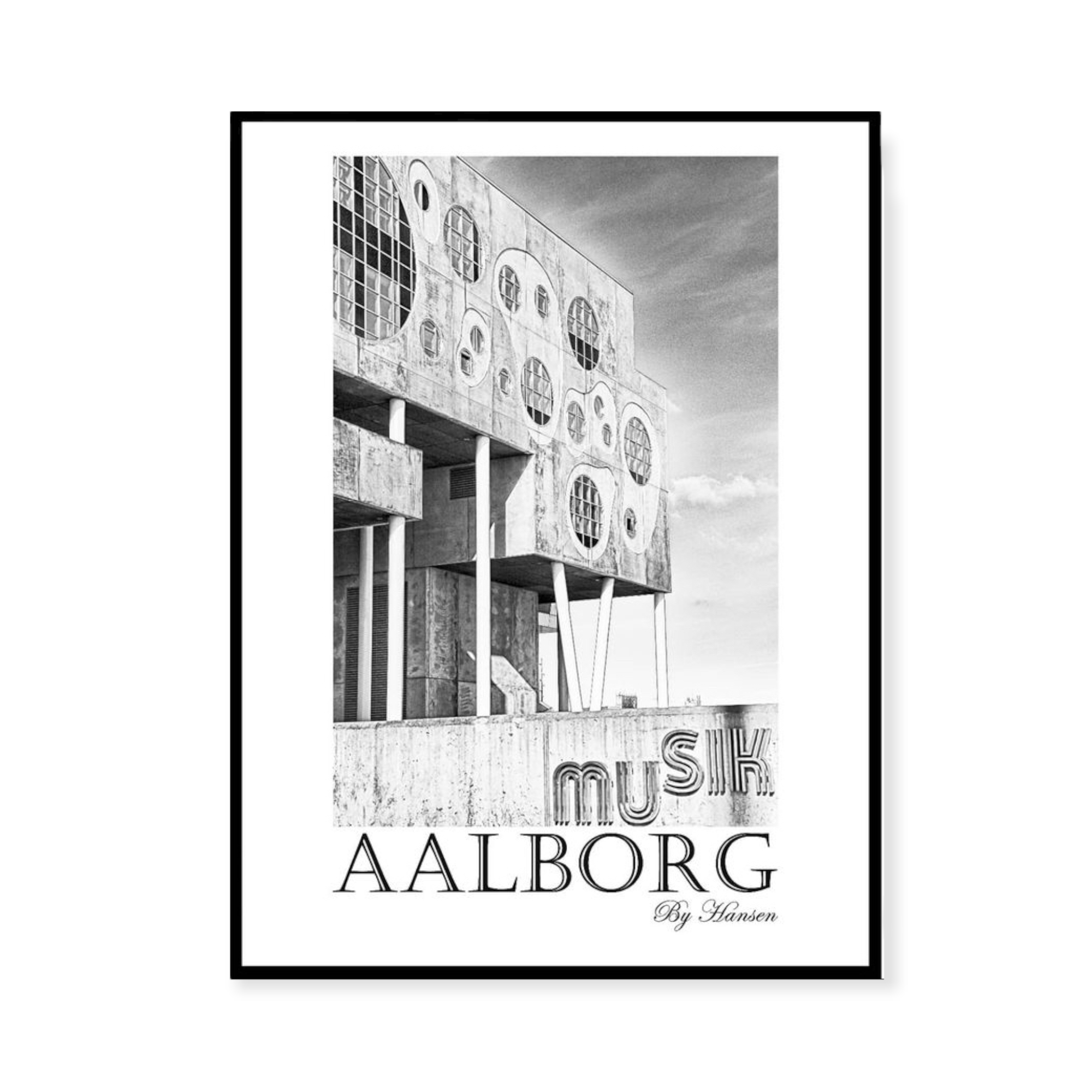 City posters - Aalborg musikkens hus Hansen posters