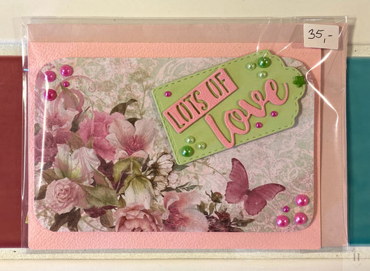 Lots of love - kort Helle Vang